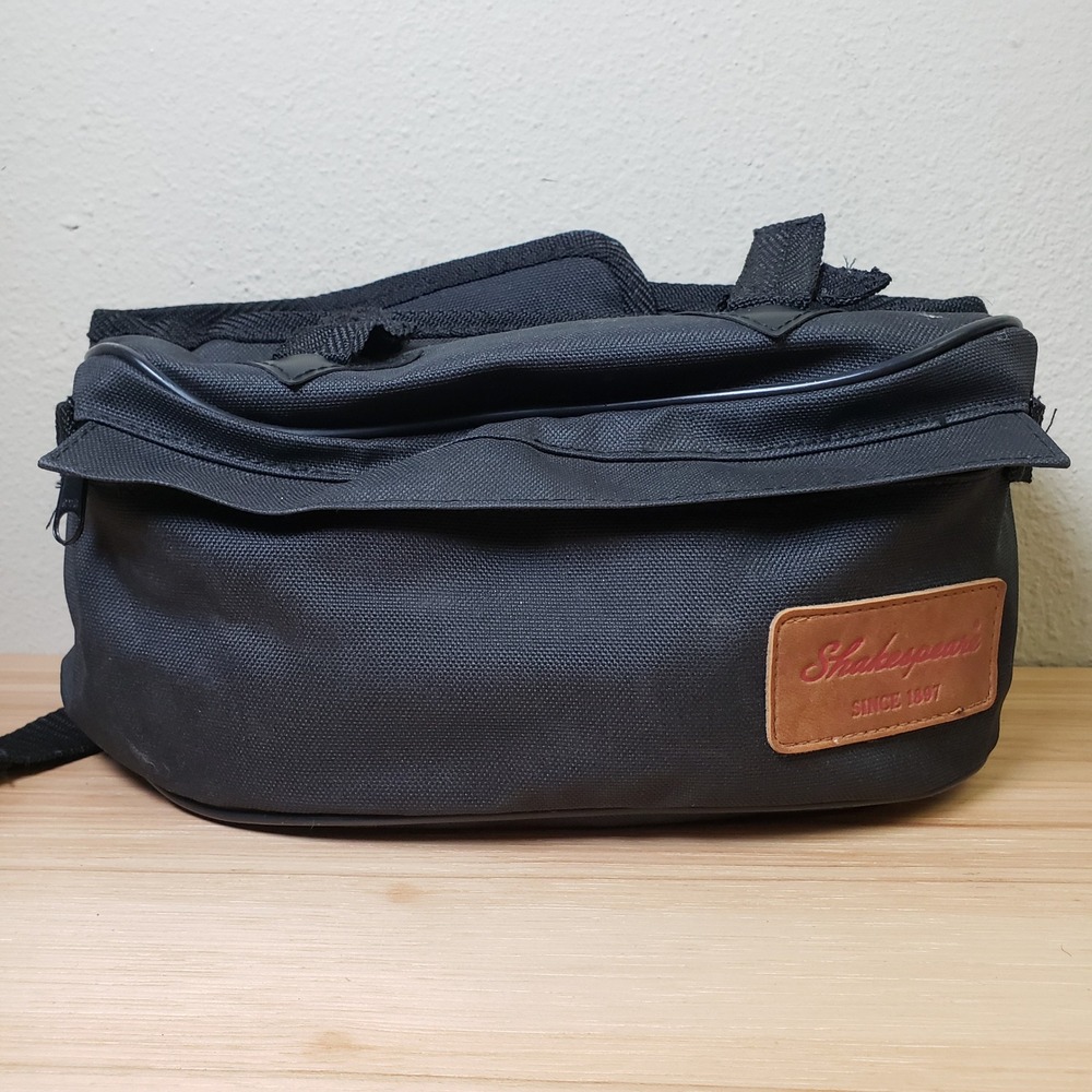 Shakespeare Multipocket Fishing Belt‎ Bag Fanny Pack Black Sporty Outdoorsman
